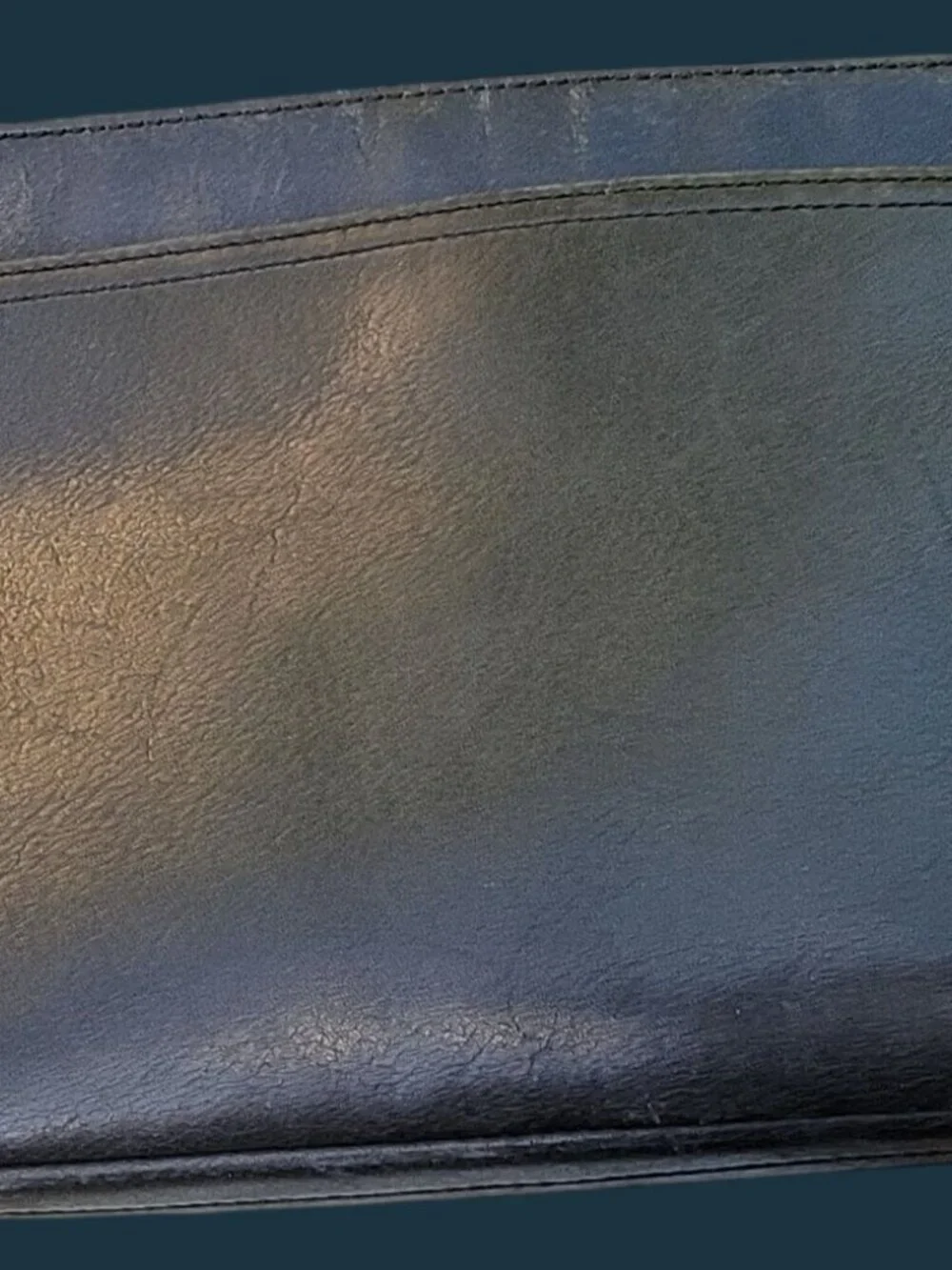 Vintage Coach Black Leather Legacy Slim Shoulder Bag 9861 Baguette Y2K
